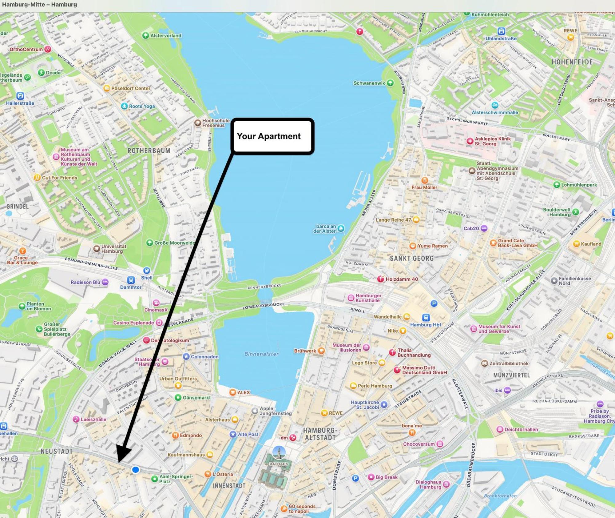 Park Lane Business-Apartment Hamburg Ngoại thất bức ảnh